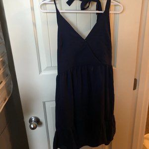 Shein Navy Blue Halter Dress